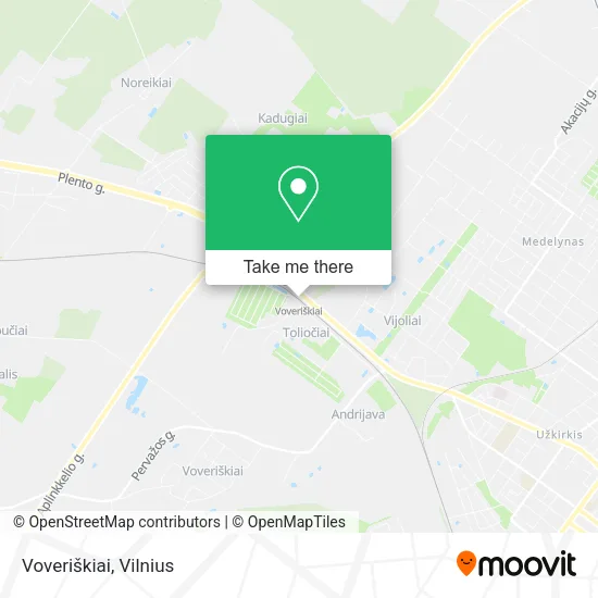 Карта Voveriškiai
