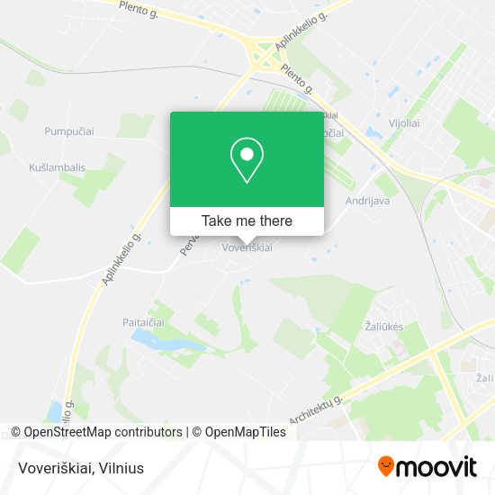 Карта Voveriškiai