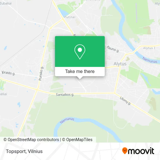 Topsport map
