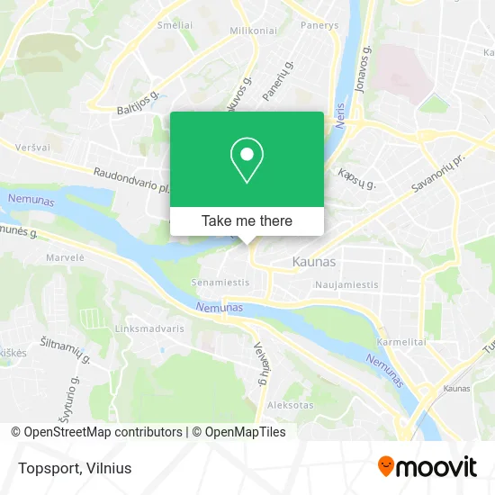 Карта Topsport