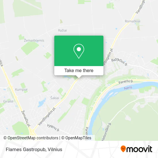 Карта Flames Gastropub