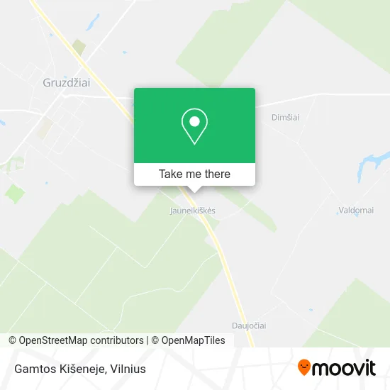 Карта Gamtos Kišeneje