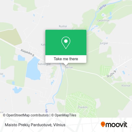 Карта Maisto Prekių Parduotuvė