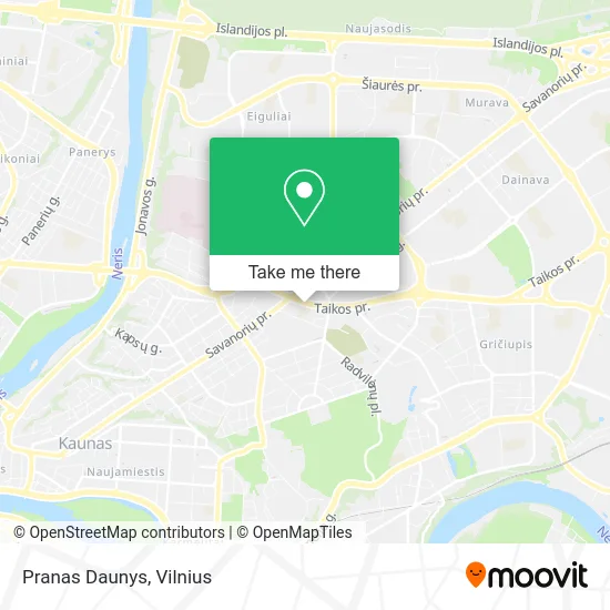 Карта Pranas Daunys