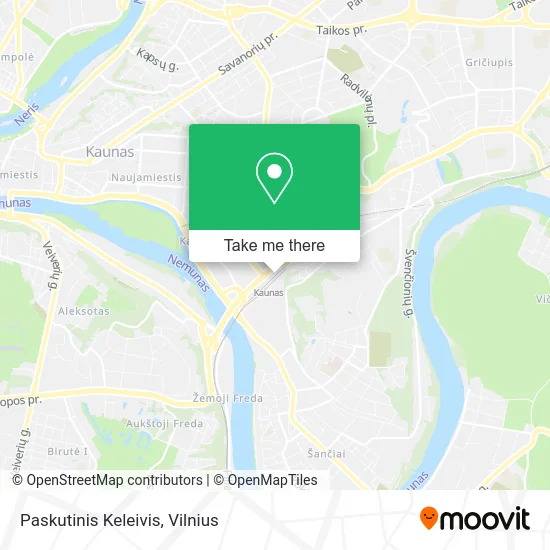 Карта Paskutinis Keleivis