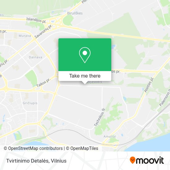 Карта Tvirtinimo Detalės