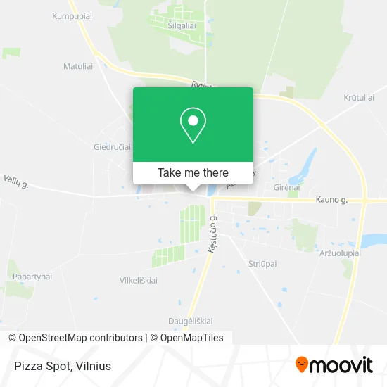 Карта Pizza Spot