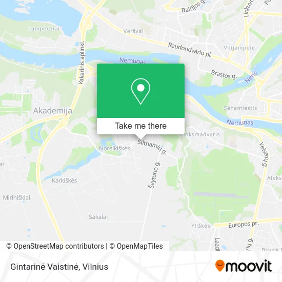 Карта Gintarinė Vaistinė