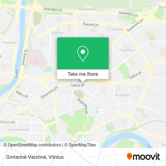 Карта Gintarinė Vaistinė