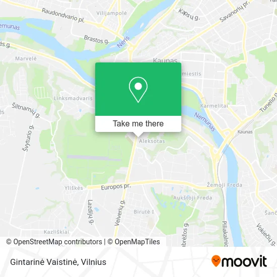 Карта Gintarinė Vaistinė