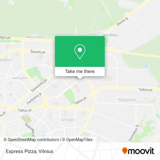 Карта Express Pizza
