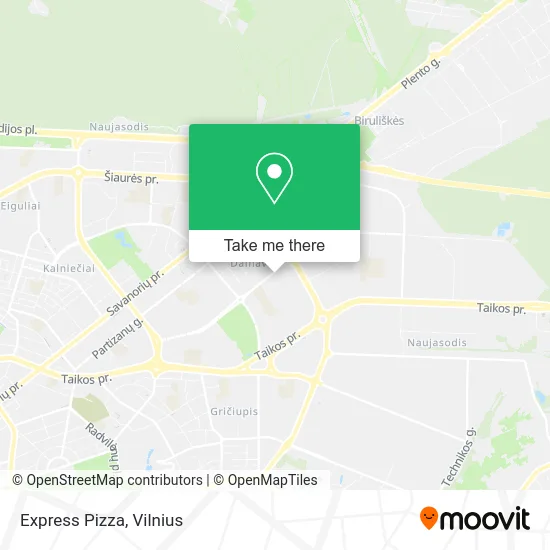 Карта Express Pizza