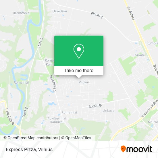 Карта Express Pizza