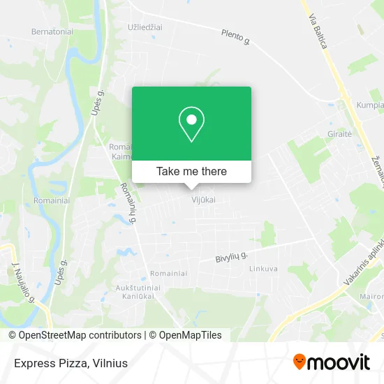 Карта Express Pizza