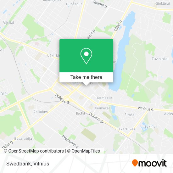 Карта Swedbank