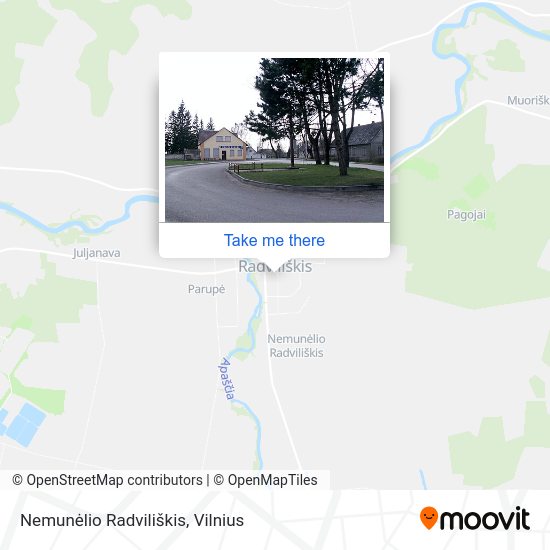 Карта Nemunėlio Radviliškis