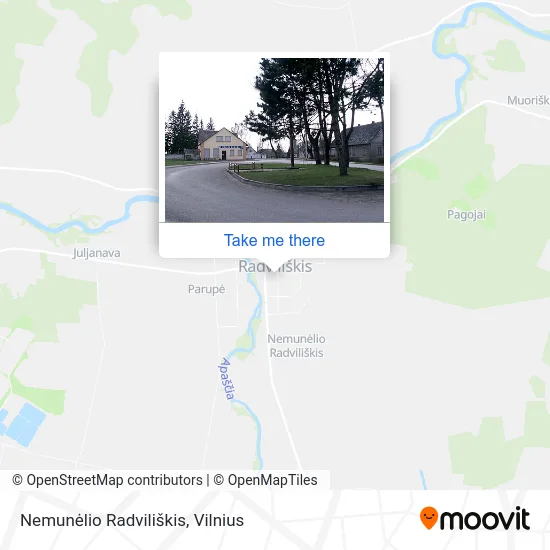 Карта Nemunėlio Radviliškis