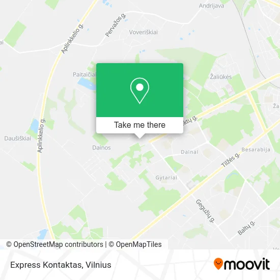 Карта Express Kontaktas
