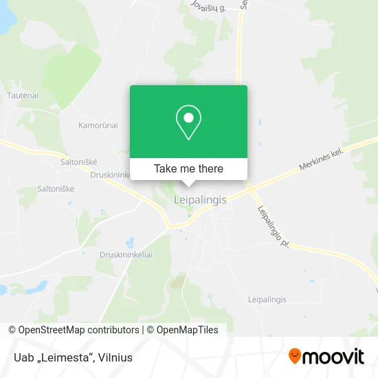 Карта Uab „Leimesta“