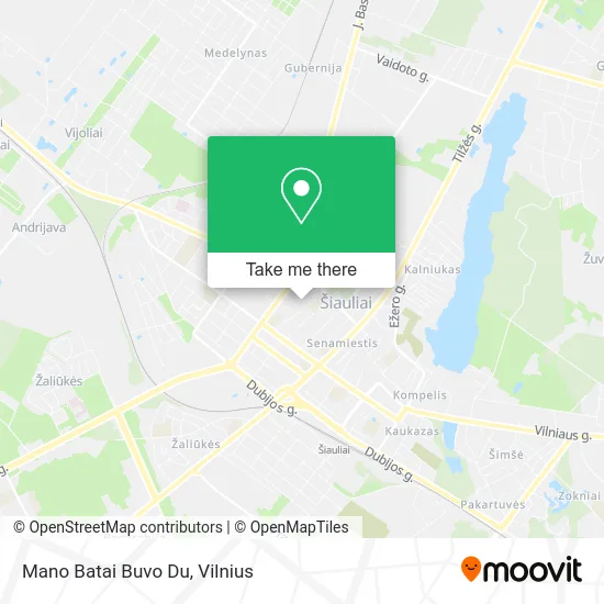 Карта Mano Batai Buvo Du