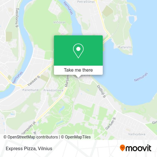 Карта Express Pizza