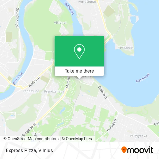 Карта Express Pizza