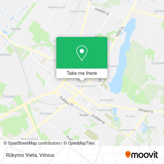 Карта Rūkymo Vieta