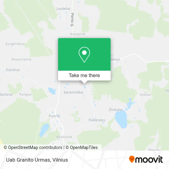 Карта Uab Granito Urmas