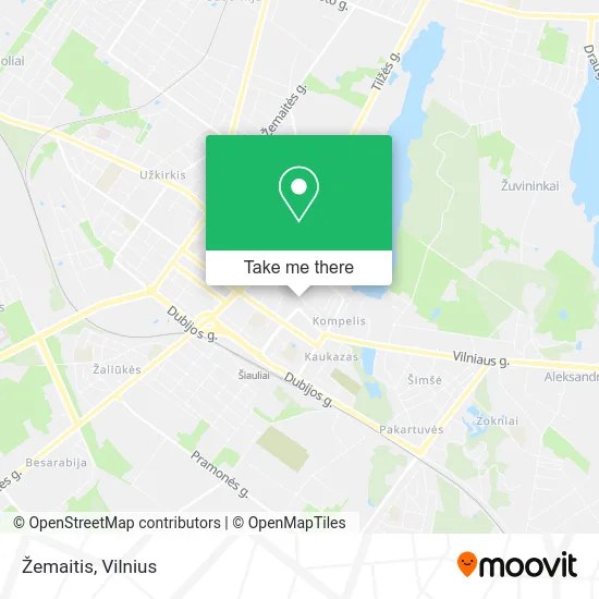 Карта Žemaitis