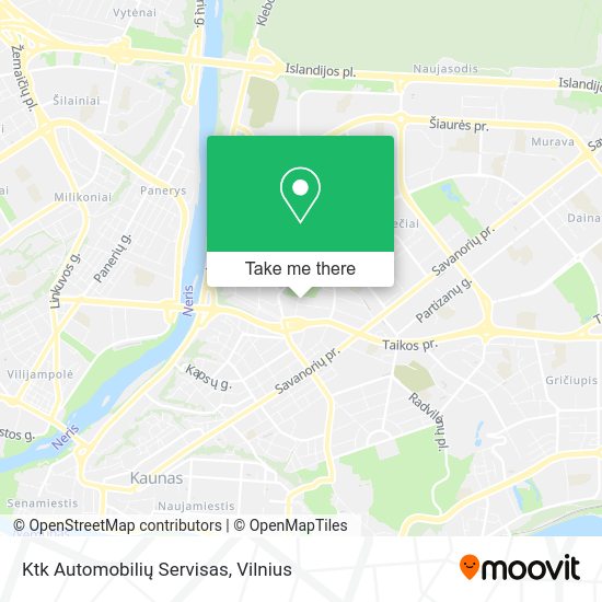 Карта Ktk Automobilių Servisas