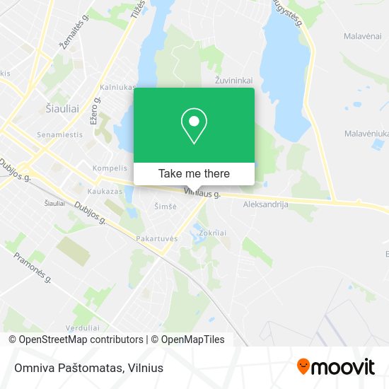 Карта Omniva Paštomatas