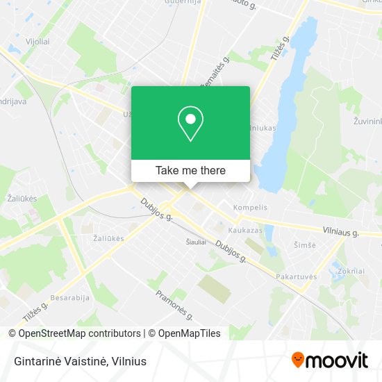 Карта Gintarinė Vaistinė