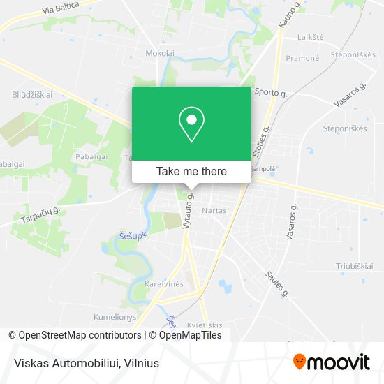 Карта Viskas Automobiliui