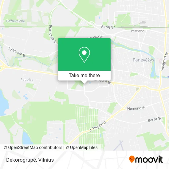 Карта Dekorogrupė