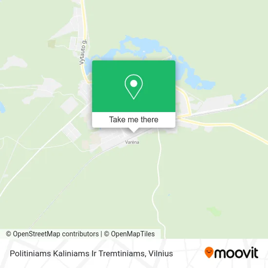 Карта Politiniams Kaliniams Ir Tremtiniams