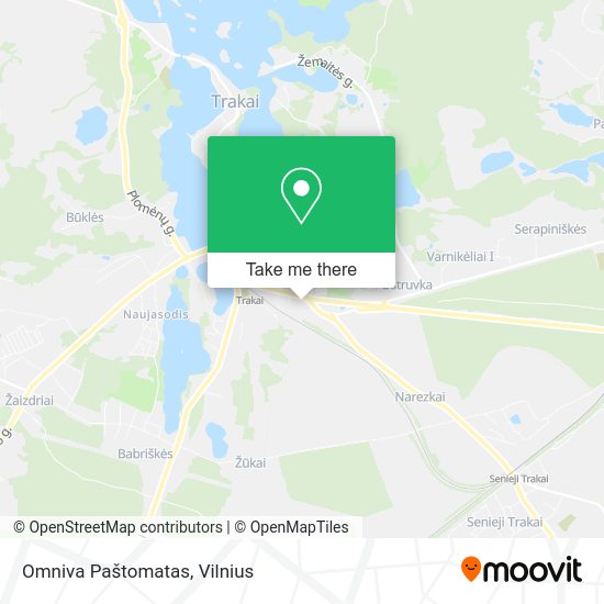 Карта Omniva Paštomatas