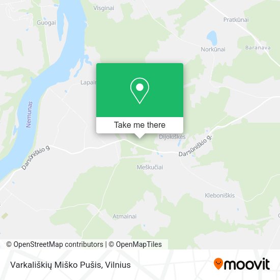 Карта Varkališkių Miško Pušis