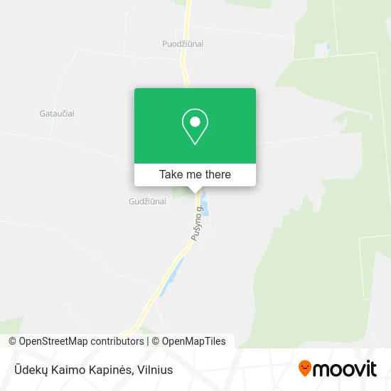 Карта Ūdekų Kaimo Kapinės