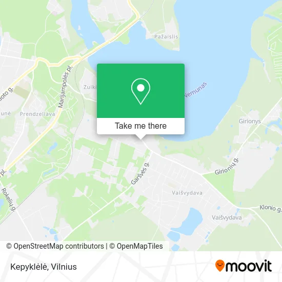 Карта Kepyklėlė