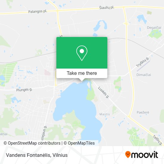 Карта Vandens Fontanėlis