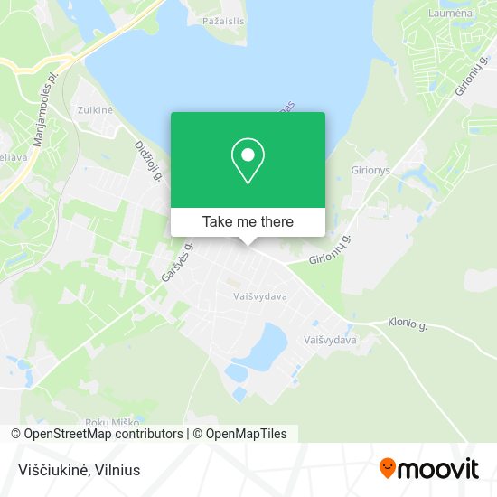 Карта Viščiukinė