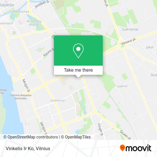 Карта Vinkelis Ir Ko