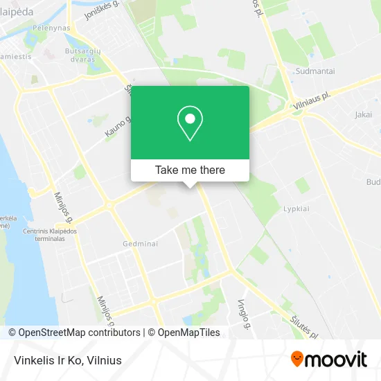 Карта Vinkelis Ir Ko