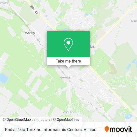 Карта Radviliškio Turizmo Informacinis Centras