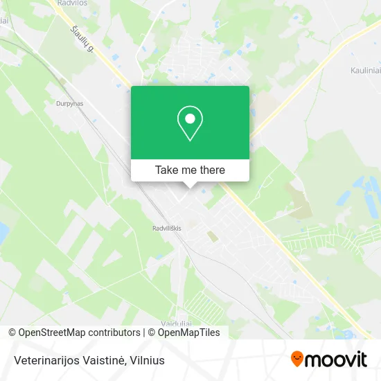 Карта Veterinarijos Vaistinė