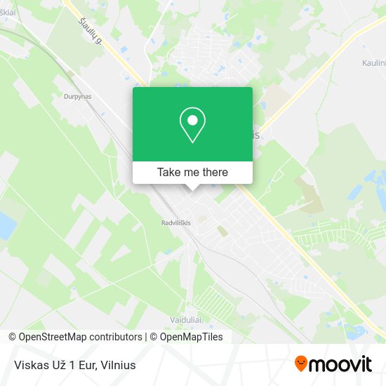 Карта Viskas Už 1 Eur