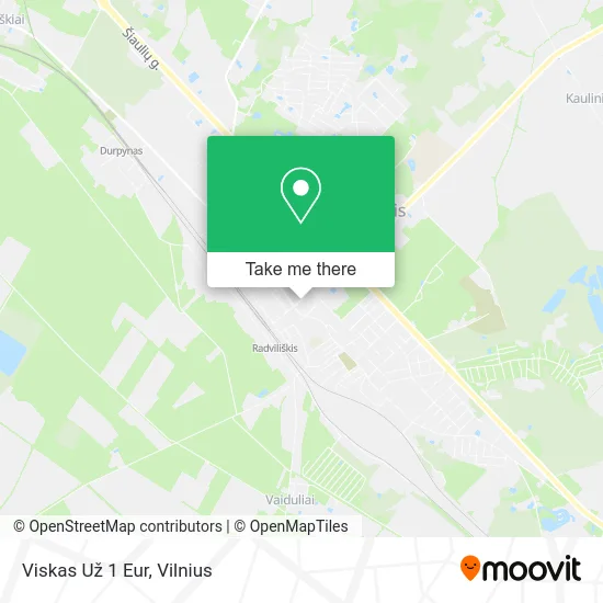 Карта Viskas Už 1 Eur