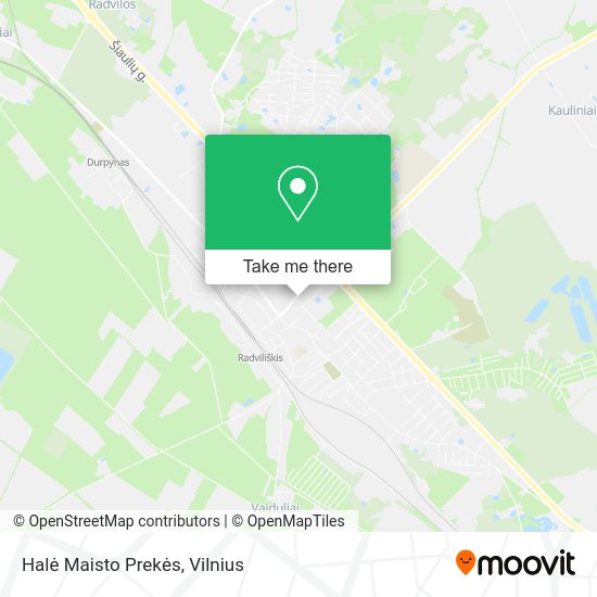 Карта Halė Maisto Prekės