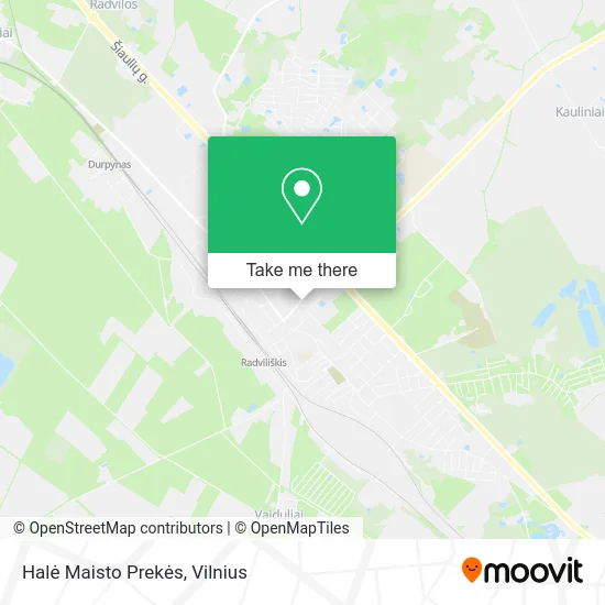 Карта Halė Maisto Prekės