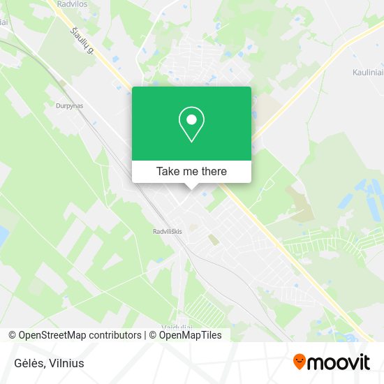 Карта Gėlės